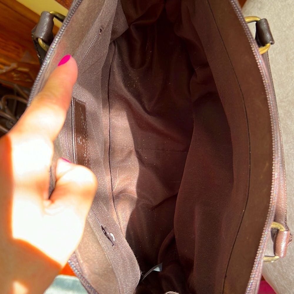 Etienne Aigner Mink Brown Soft Leather Handbag VTG? - Picture 5 of 12